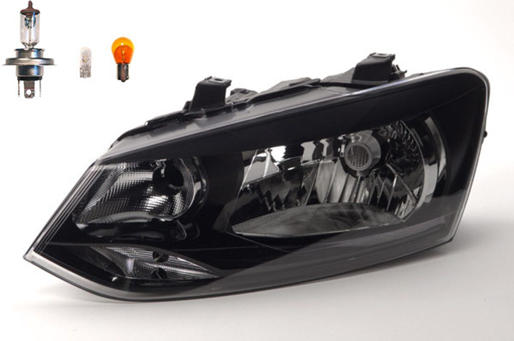 Johns, Scheinwerfer Halogen passend für VW Polo 09 6R 06/2009 -03/14 Links Leuchtmittel 6R1941015E 6R1941015C