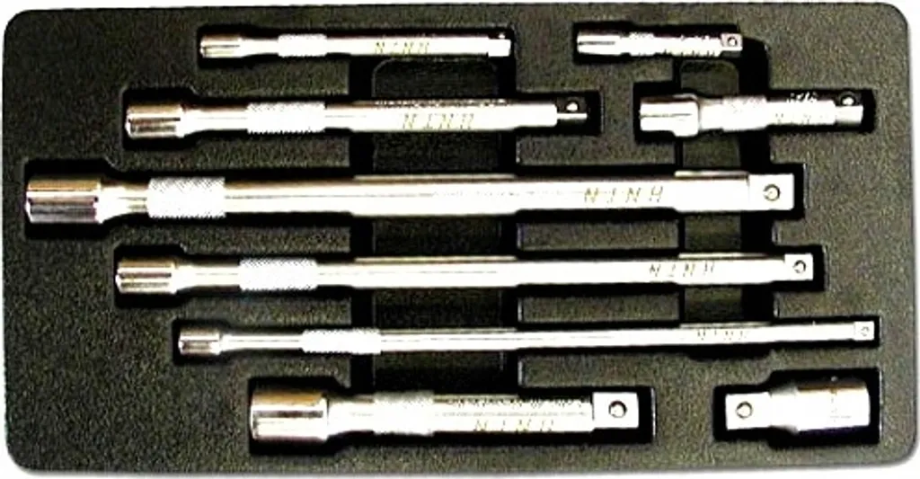 Set Prolunghe Honiton 4329 9 Pezzi 1/4 3/8 1/2 in Acciaio CrV
