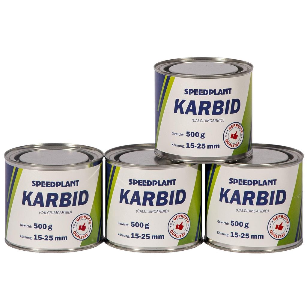 SPEEDPLANT Karbid 2kg (4X 500g) - Carbid Kabit Kabitt Produktbild 