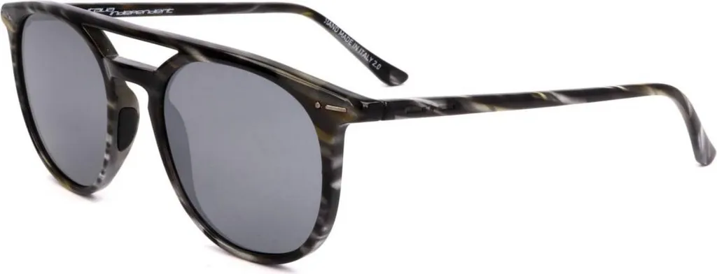 Occhiali da Sole Unisex Italia Independent 0704 Thin Round B2 Lucidi