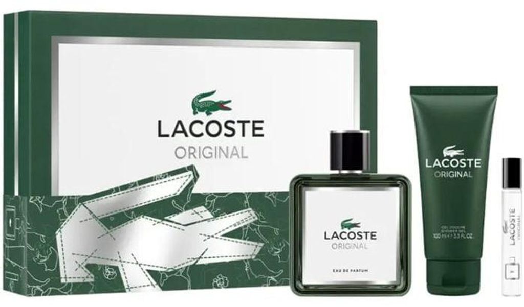 Lacoste Original Eau de Parfum Spray, set van 3 artikelen, Productafbeelding 