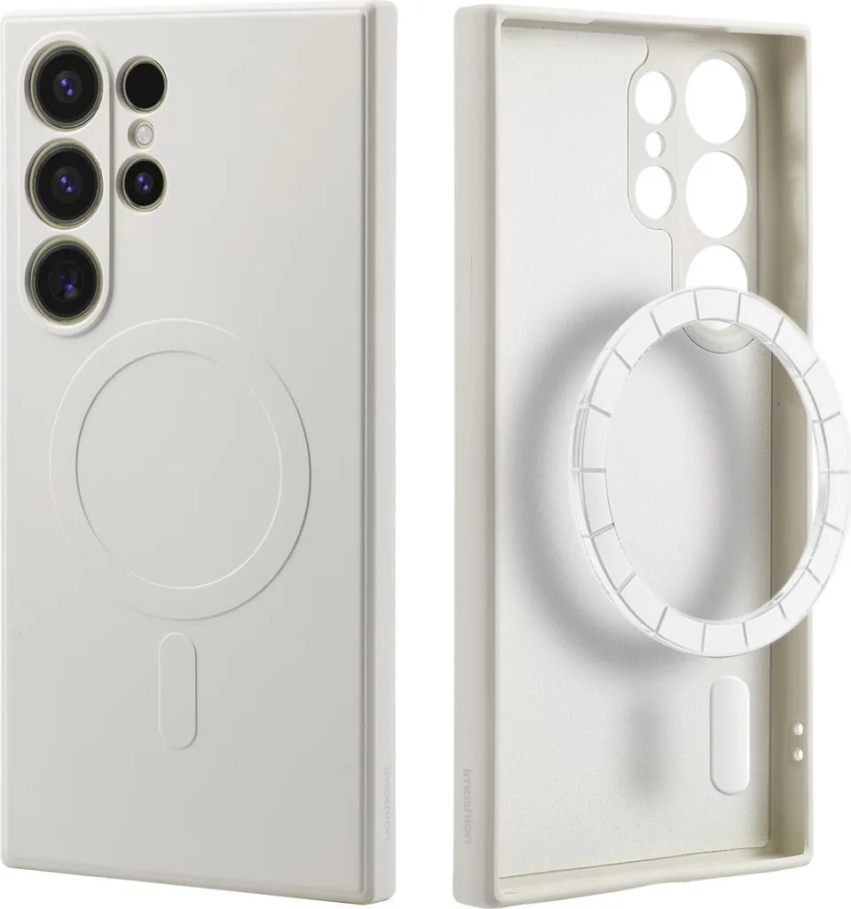 imoshion Color Back Cover con MagSafe Samsung Galaxy S24 Ultra - Beige
