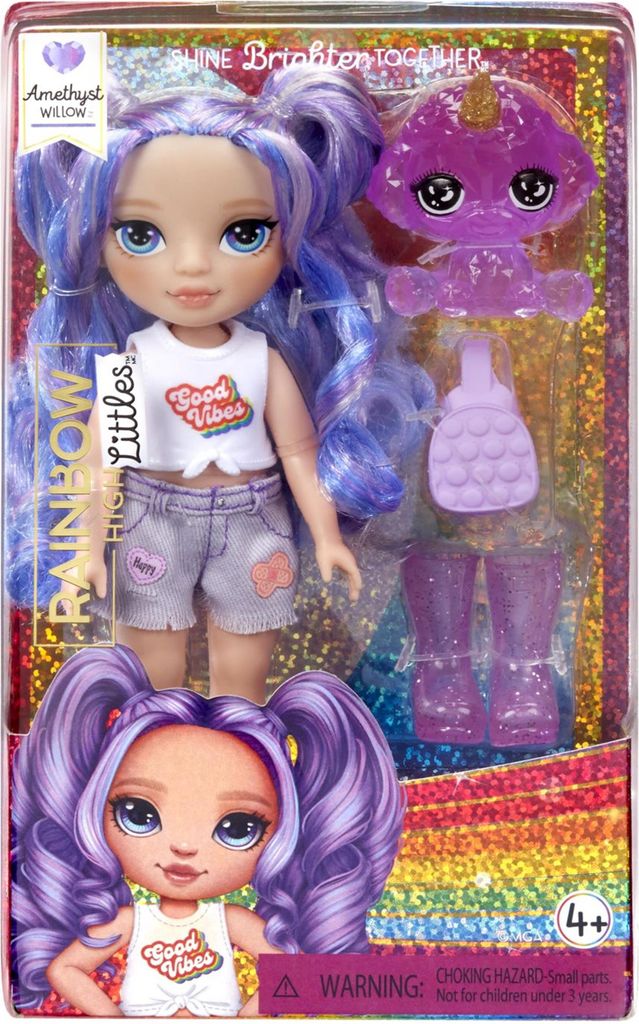 Rainbow High Littles Dolls- Amethyst (Purple), Lalka Zdjęcie produktu 
