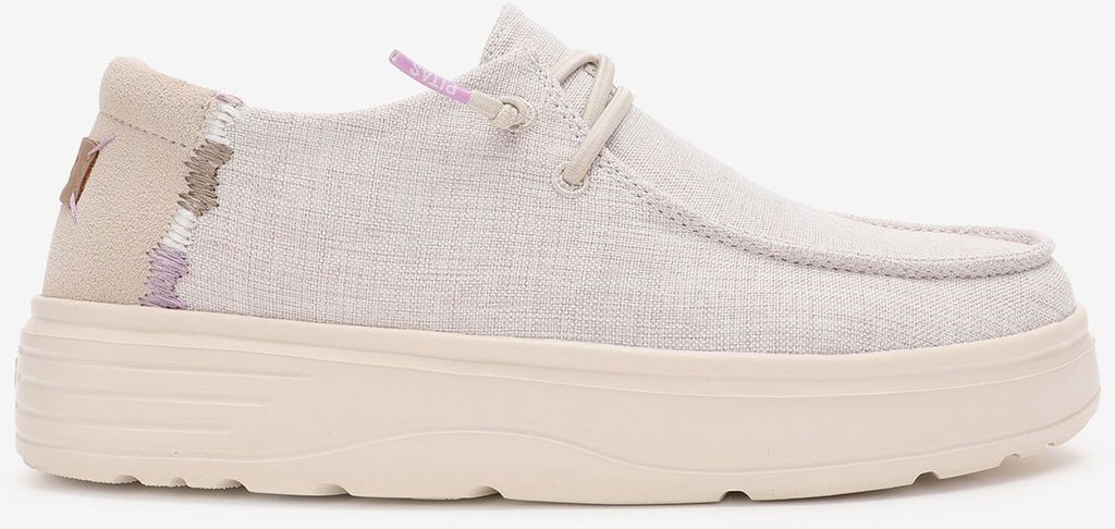 Pitas Leinenschuh Grau in Gr. 39