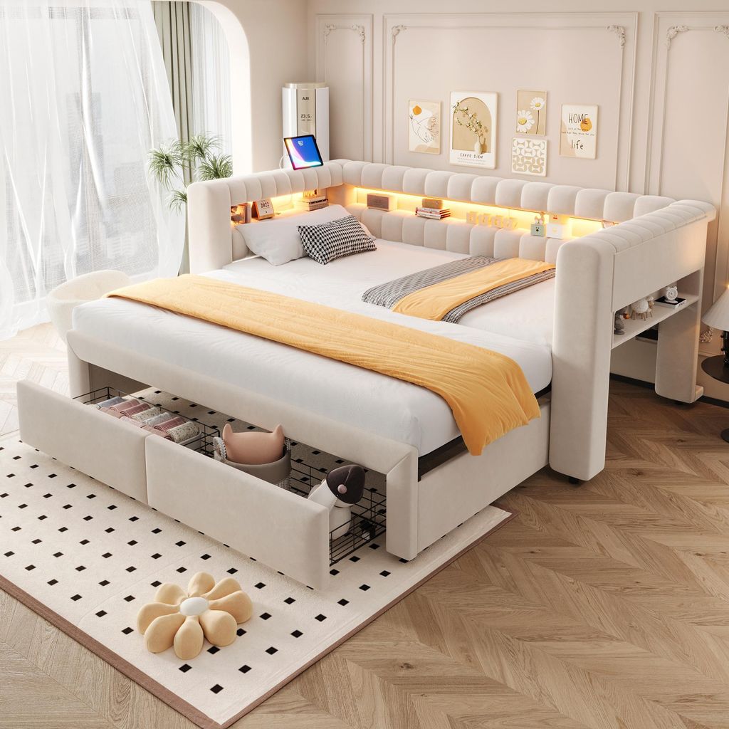 Divano letto Flieks 90x190 cm con letto estraibile 90x190 Immagine del prodotto 
