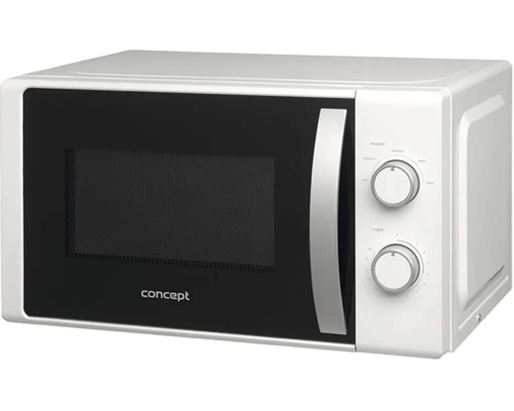 Micro-ondes Concept MT 2020WH Blanc - Four Compact 20L avec Plateau 25cm