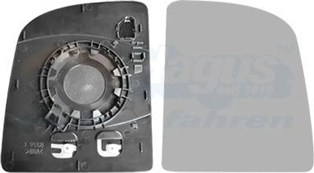 Verre de rétroviseur droit Van Wezel 5752838 pour MAN TGE et VW Crafter
