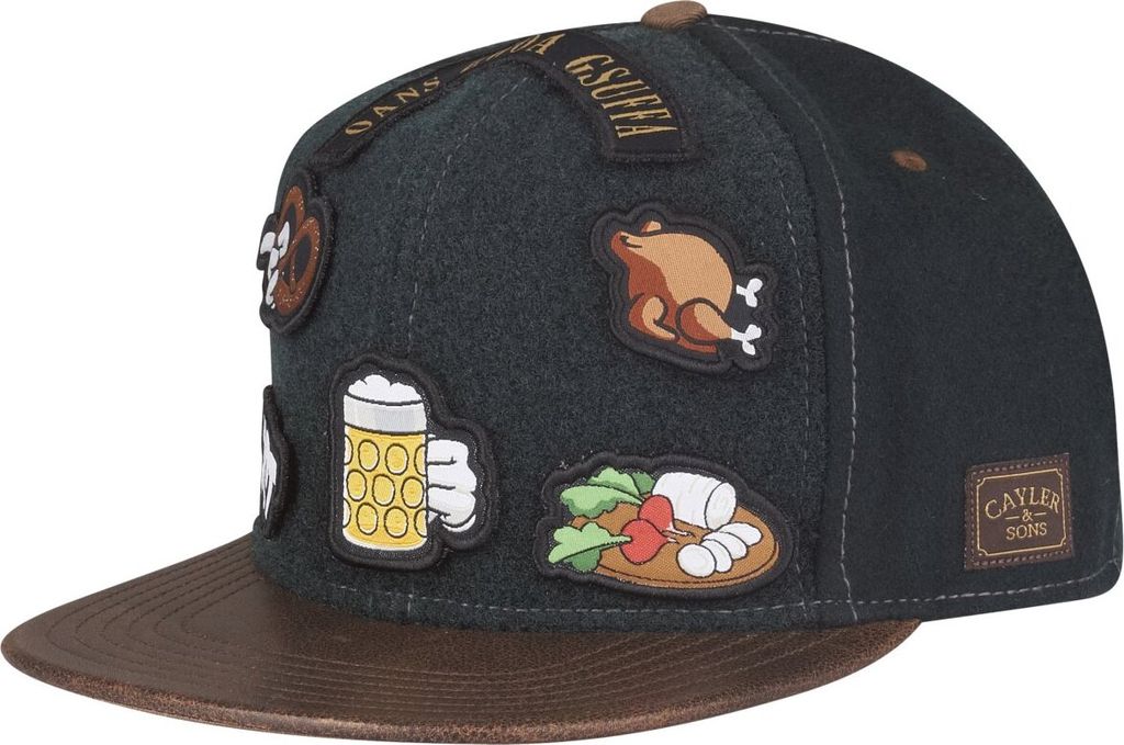 Cayler & Sons Snapback WIESN Cap - O'BABT IS forest green Obrázok produktu 