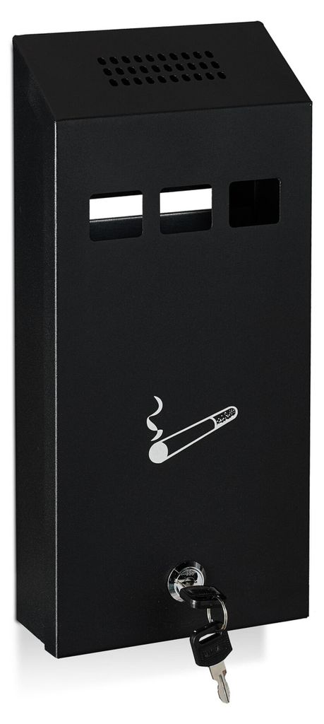 Relaxdays 10030682, Prostokątny, 0,8 l, Czarny, Żelazo, 150 Zdjęcie produktu 