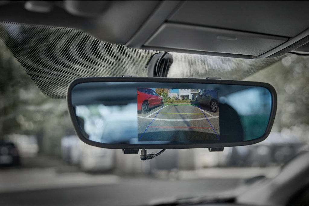 AEG Rückfahrkamera SR5 mit 12,7 cm 5 LCD-Rückspiegelmonitor Produktbild 