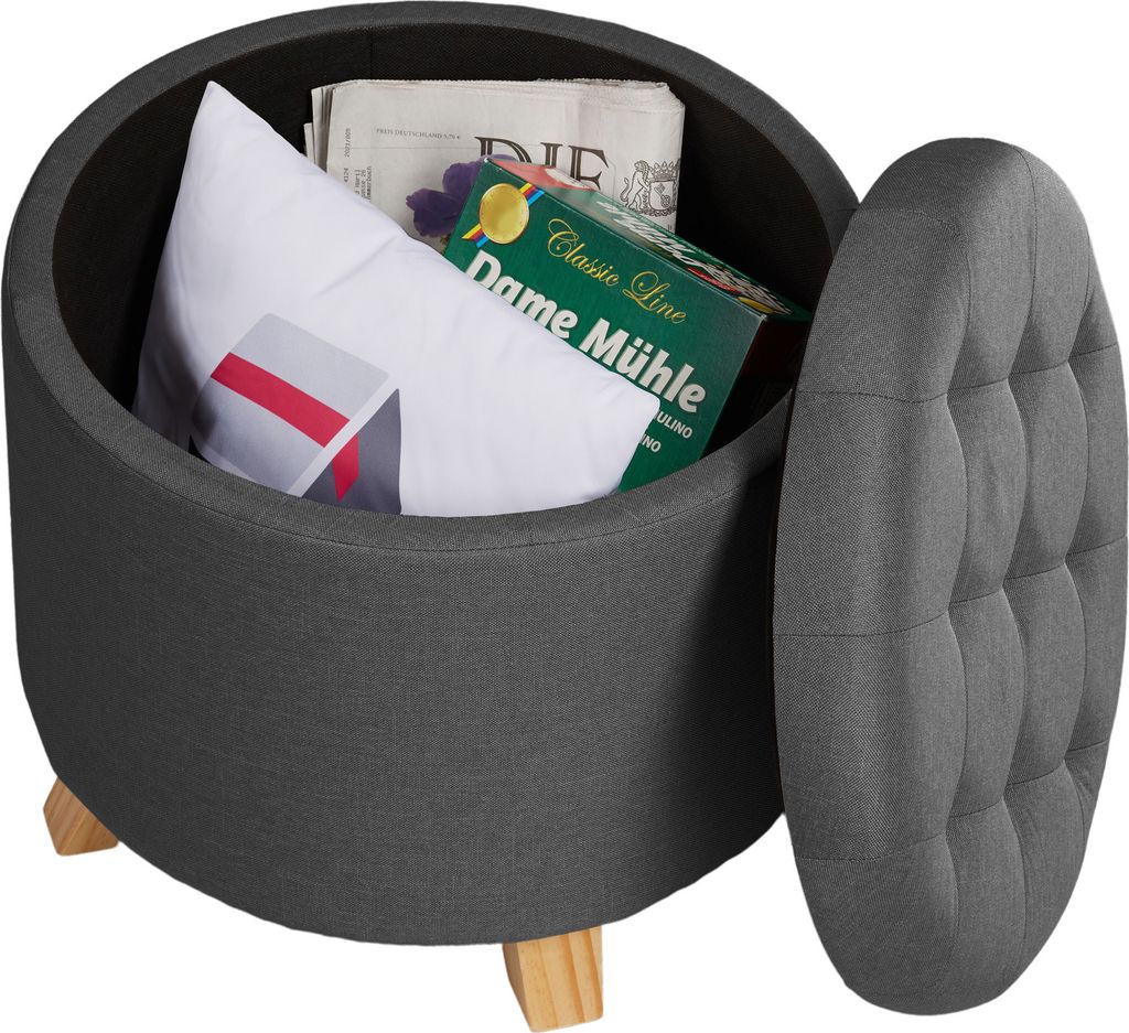 Stolička s úložným priestorom Suna 44,5 x 41,5 cm Obrázok produktu 4