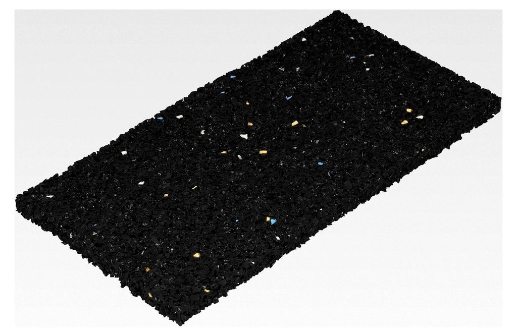 Antirutschmatte Gummipad zur Ladungssicherung für Transport LKW PKW Anhänger 200x100x8mm