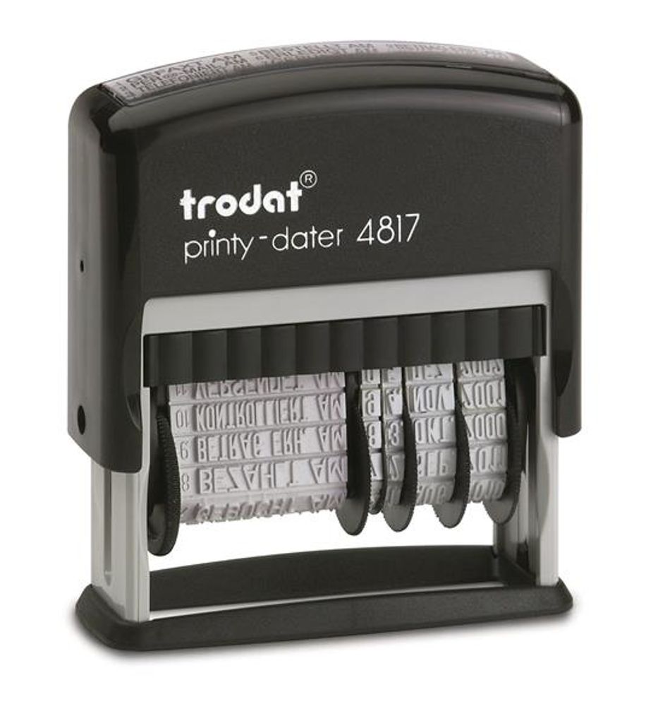 trodat® Stempel Wortband mit Datum Trodat 4817 Printy Produktbild 
