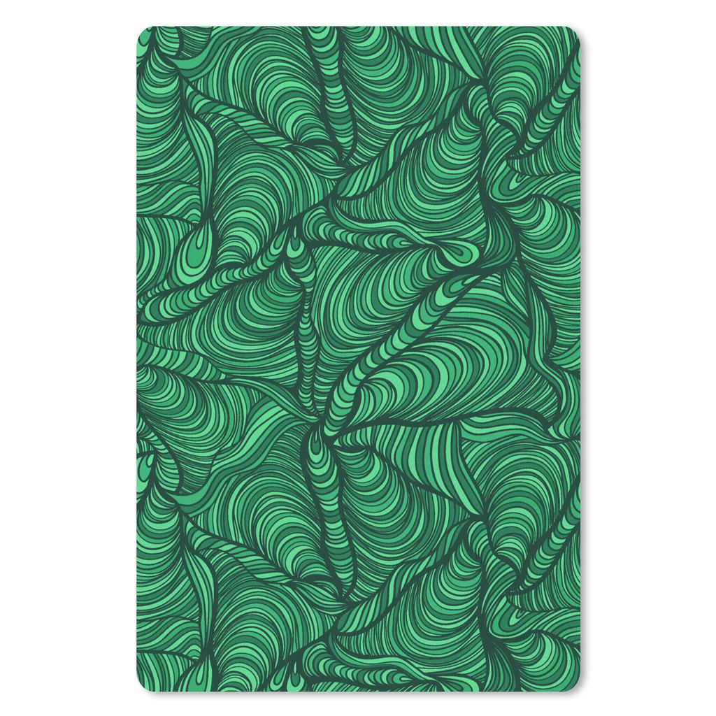 MuchoWow Mauspad Mousepad Grün - Muster - Sommer 40x60 cm - Mousepads - Maus Mat - Pad - Mausunterlage - Schreibtisch Accesoire