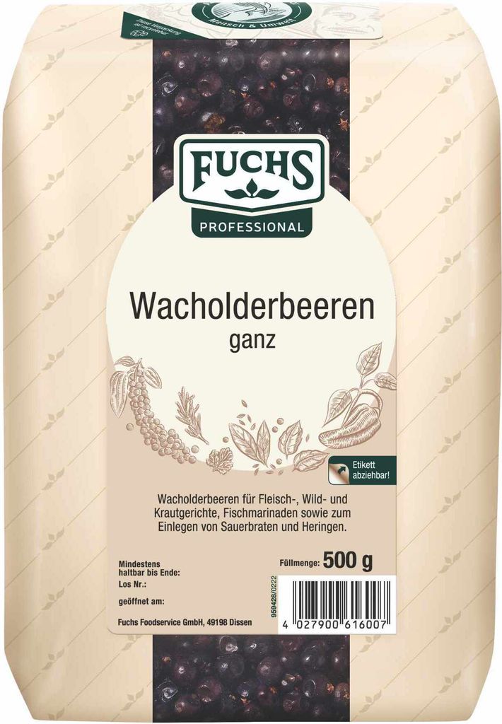 Fuchs Wacholderbeeren ganz ein vielseitig einsetzbares Produktbild 