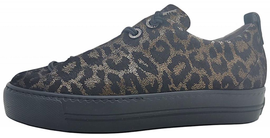 Paul Green  Damenschuhe sportlicher Schnürer Metallic Produktbild 