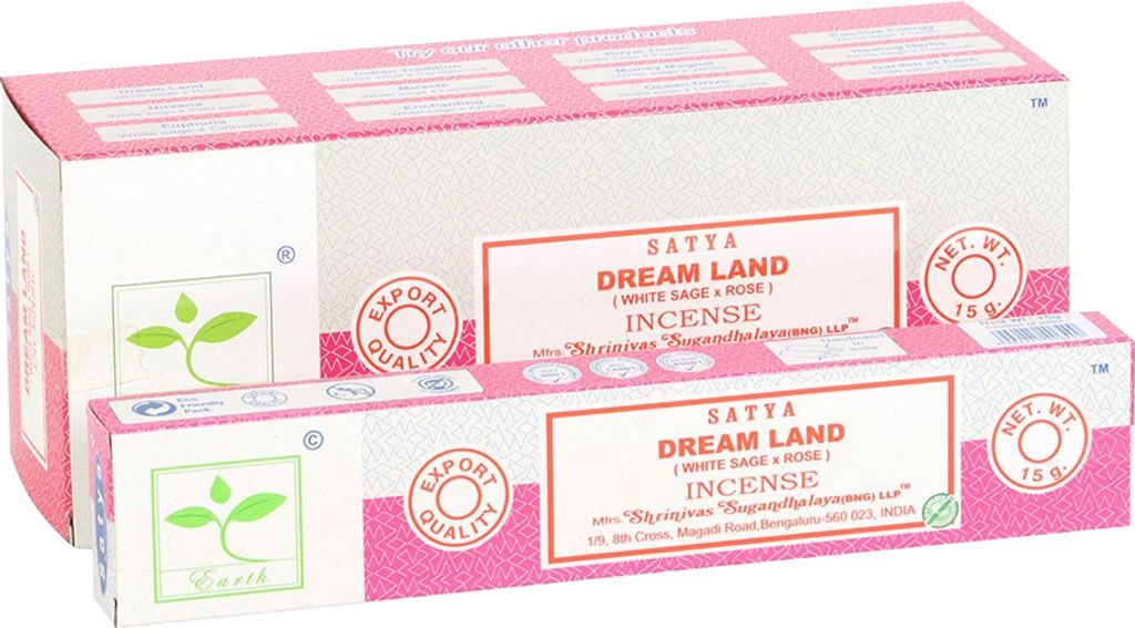 Satya - Räucherstäbchen "Dream Land Earth" 6er-Pack SD6943 (Einheitsgröße) (Braun)