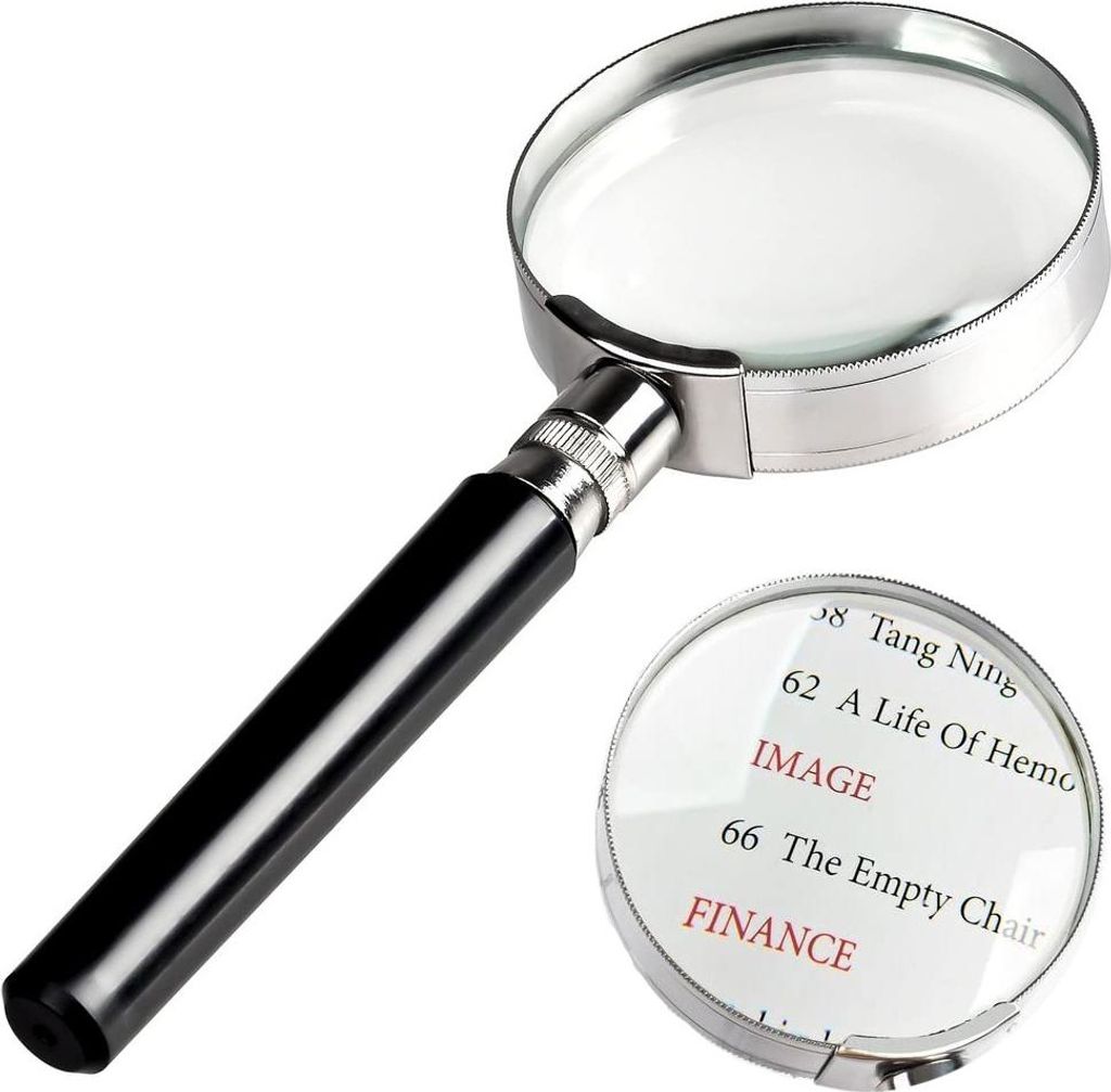 Verk 09025 Lupa czytelnicza 100 mm, powiększenie 3 x Zdjęcie produktu 