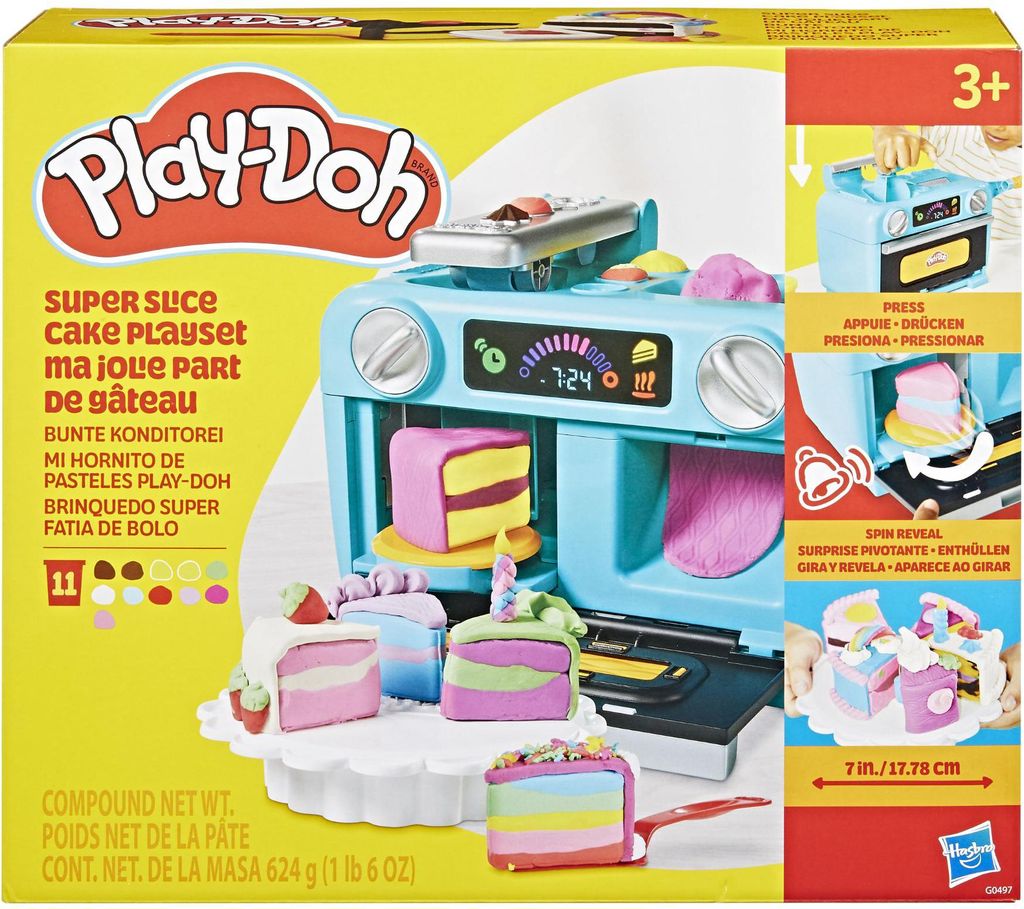 Play-Doh Super Slice Cake Play Kitchen Set, Produktbild 