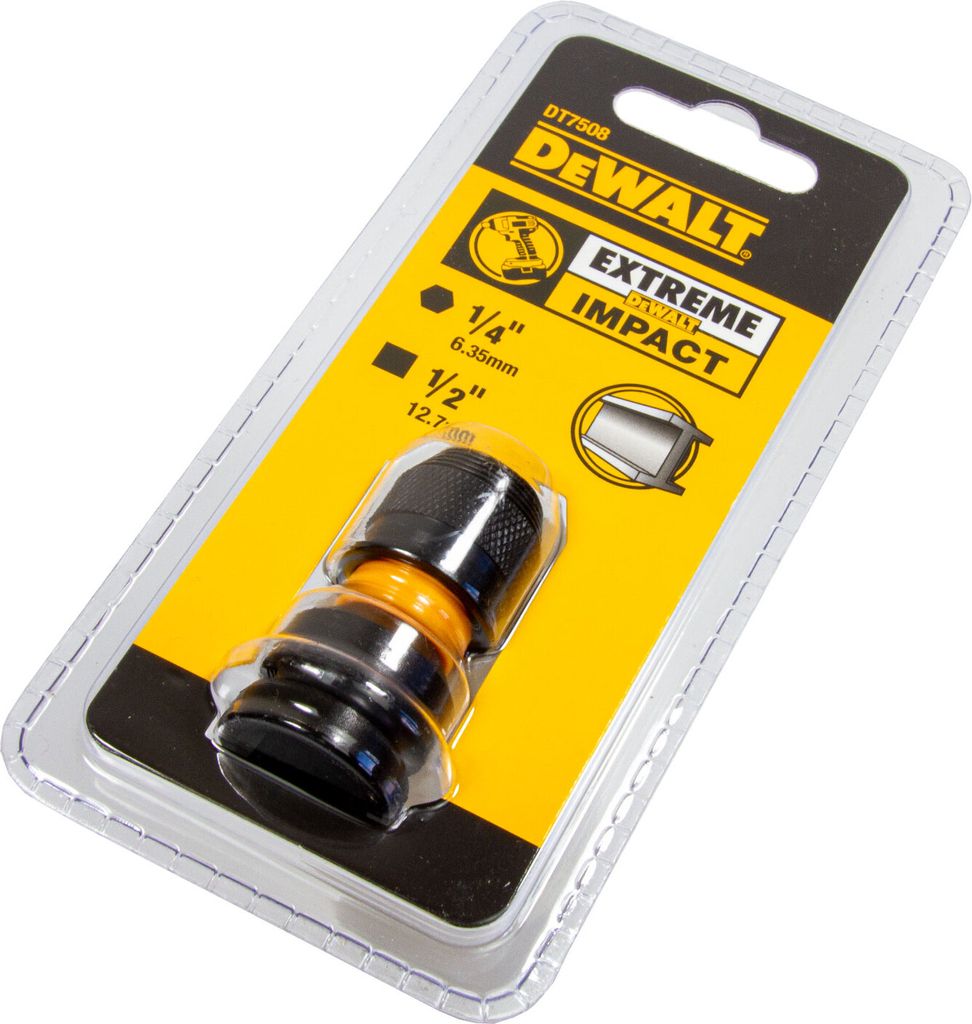 DE 1/2 Square to 1/4 hex conversion A DT7508 Produktbild 9
