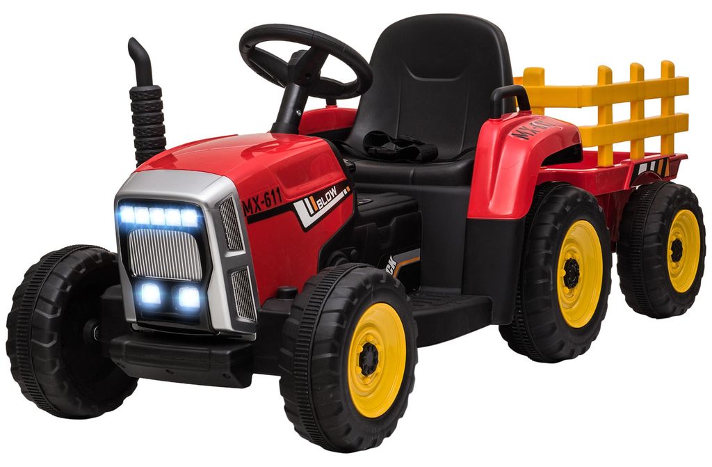 HOMCOM Elektrische tractor, kinderrijdtoestel met Productafbeelding 