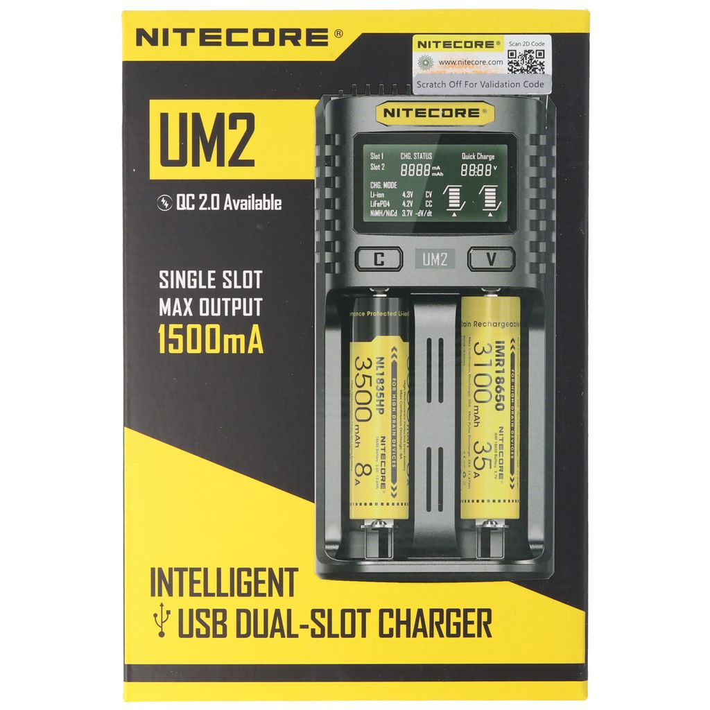 Nitecore UM2, Lithium-železo-fosfátová (LiFePo4), Obrázek produktu 