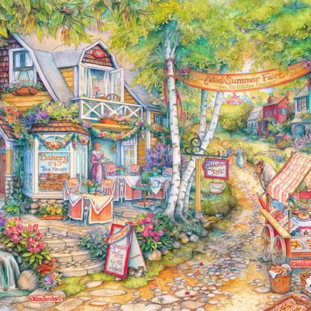Puzzle Grafika Cobblestone Inn 1000 pièces - Qualité Premium et Fun