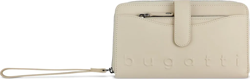 bugatti Porte-monnaie Daphne Zip Around Wallet Beige en Similicuir Chic