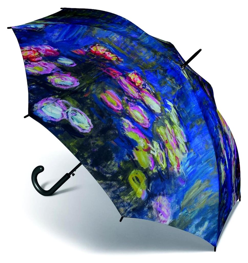 Stockschirm Künstlerschirm Automatik Art Taifun Monet - Wasserlilien