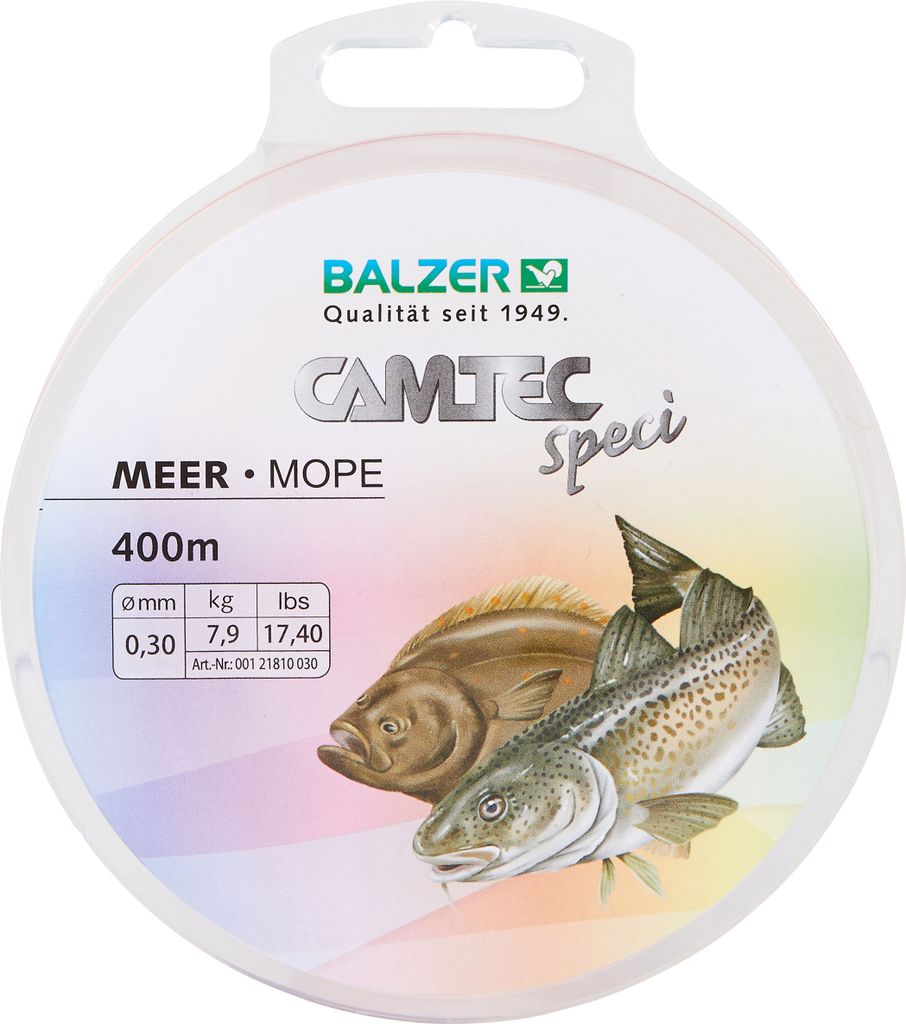 Balzer Camtec Speci Sea 0,30mm, 400m | Monofile Schnur