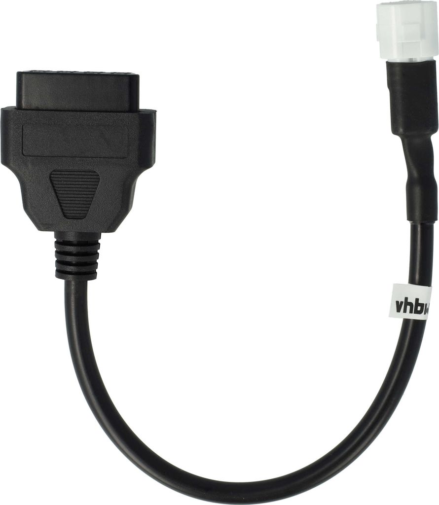 vhbw OBD Adapter 3Pin auf OBD2 16Pin kompatibel mit Yamaha 2017-2019 TRACER 700, XSR 700 Motorrad - 0,4 m