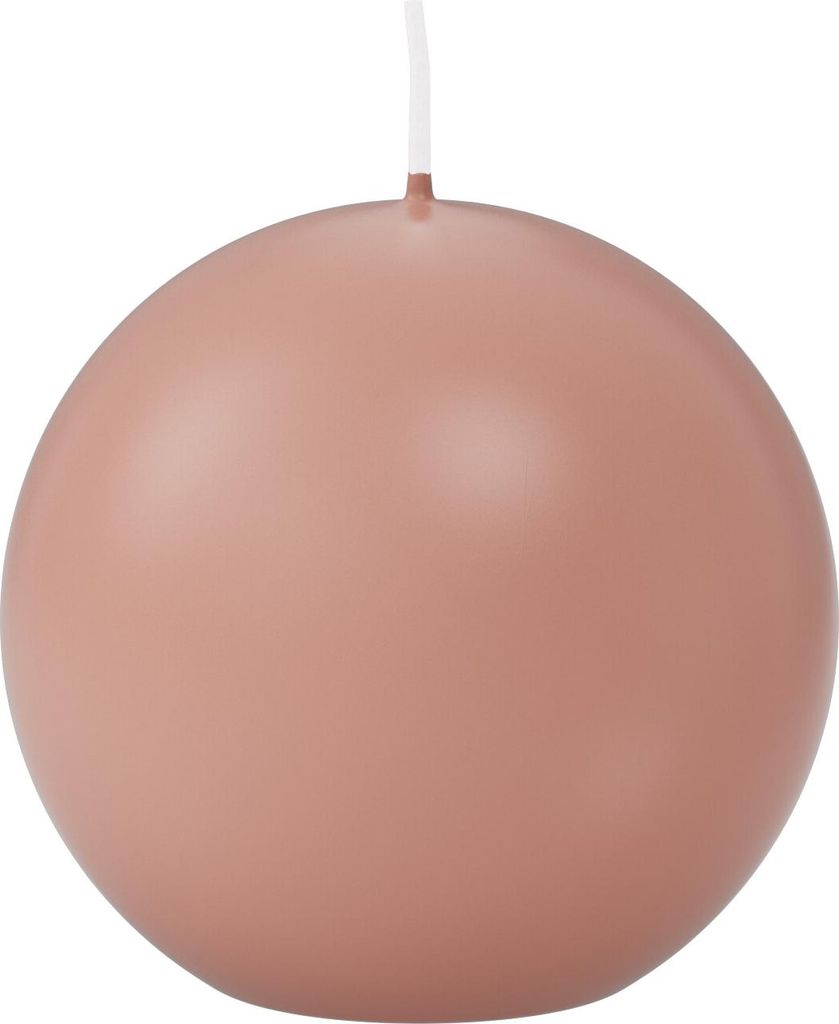 Kugelkerzen Lachs Ø 80 mm, 6 Stück