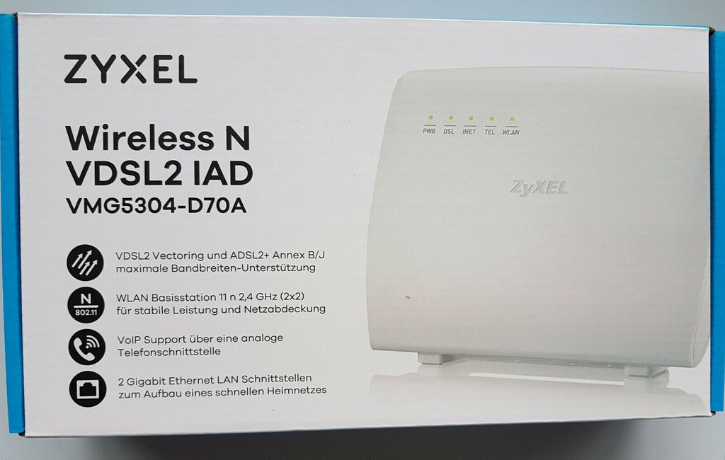ZYXEL VDSL2 Router WLAN VMG5304-D70 Series DSL Router Produktbild 