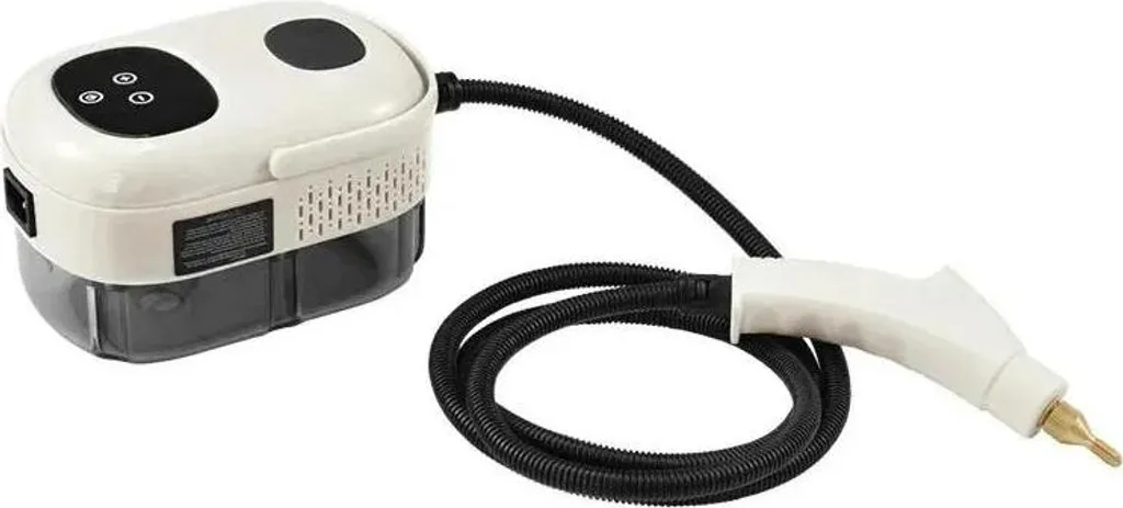 Nettoyeur vapeur portatif 2500W 1100ml blanc pour carrelage et sols