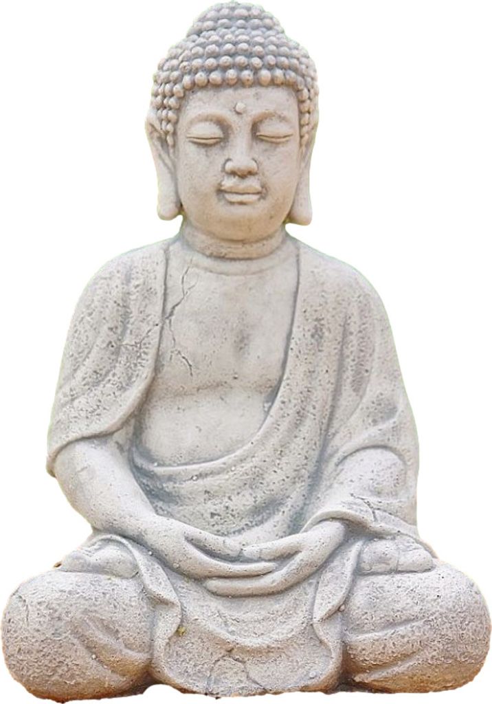 Schöner Buddha aus Steinguss perfekt für den Garten die Produktbild 