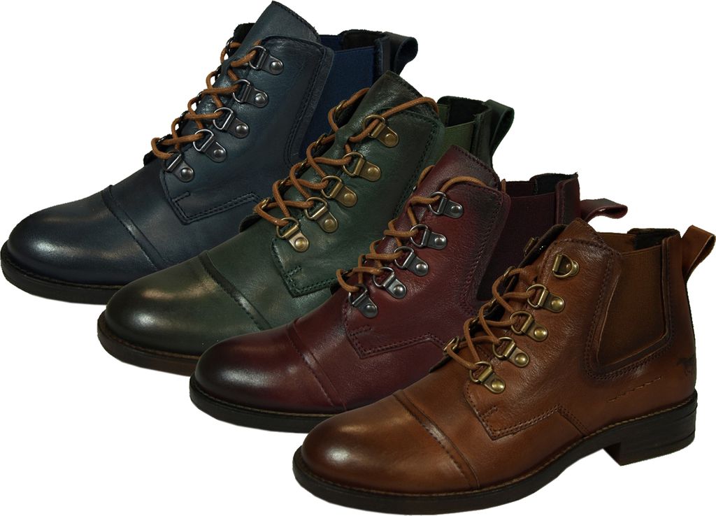 Mustang 2872-501 Schuhe Damen Stiefeletten Chelsea Boots, Größe:38 EU, Farbe:Grün