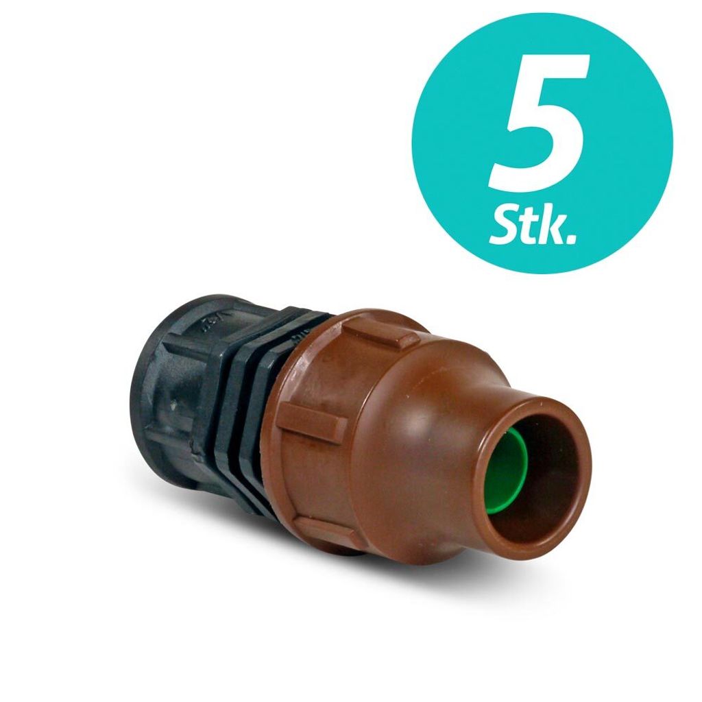 5x Rain Bird Kupplung x ¾'' IG 13/16 mm PE-Rohr