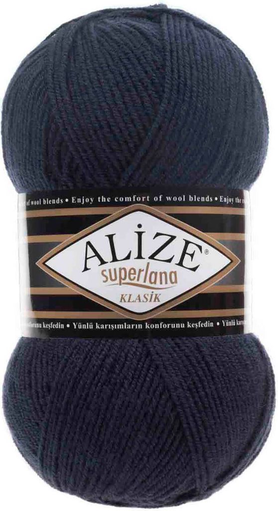 Alize Superlana Klasik 100g Strickgarn Strickwolle 25% Wolle, Farbwahl