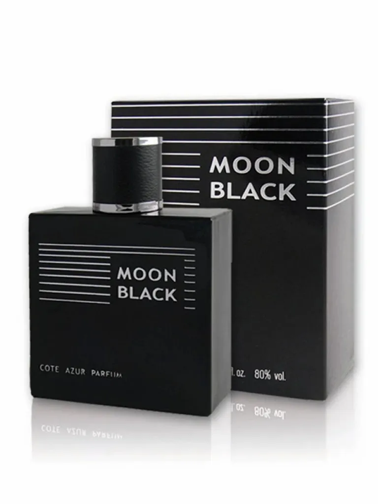 Cote d'Azur Moon Black Eau de Toilette pour Homme - Parfum Intense 100ml