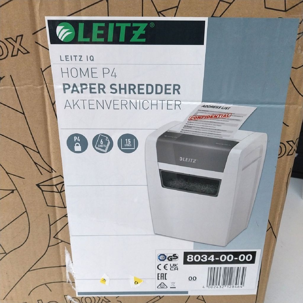 LEITZ IQ Home Aktenvernichter mit Partikelschnitt P-4, 4 x Produktbild 19