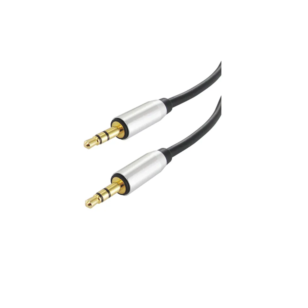 Love That Record Câble Jack 3,5 mm Premium Noir pour Audio Haute Fidélité