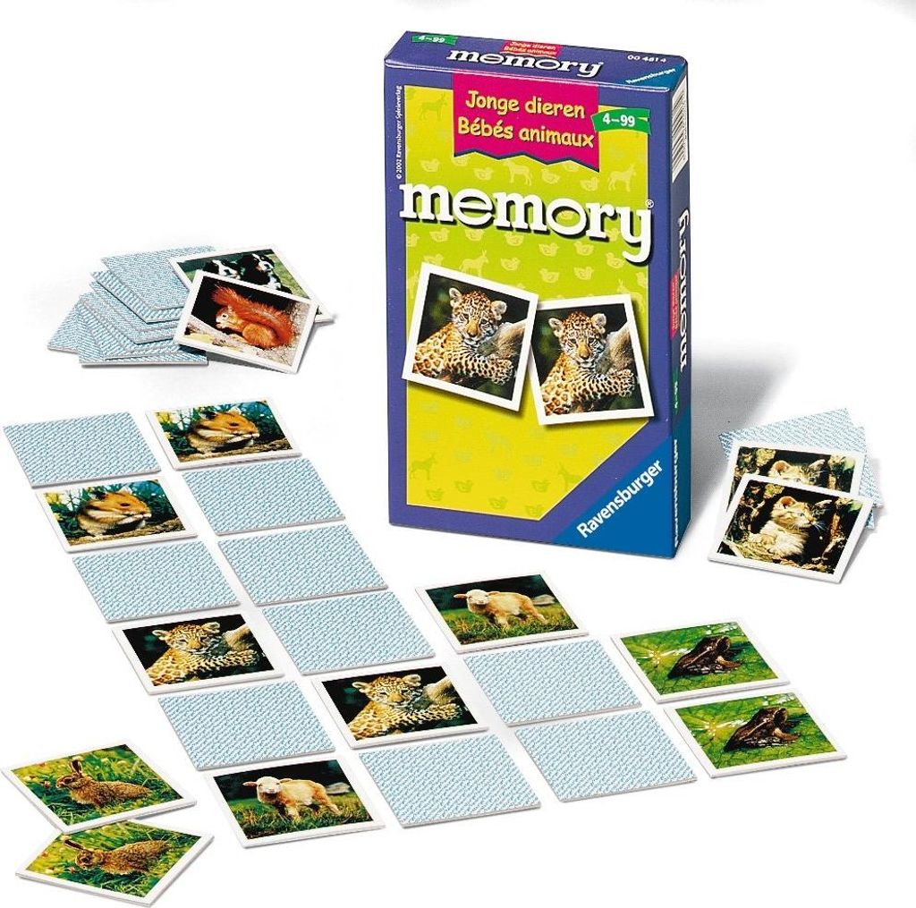 Ravensburger memory Kartenspiel junge Tiere - Lernspiel für Produktbild 