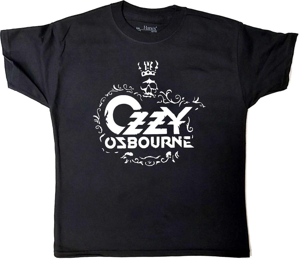 Ozzy Osbourne - T-Shirt für Kinder RO7545 (146-152) (Schwarz)
