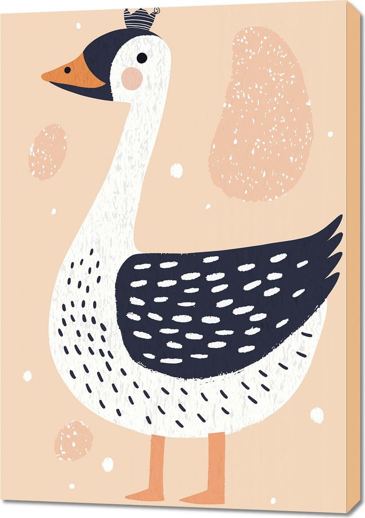 Bild 70x100cm Muster für Kinder, Mädchen fürs Zimmer - Königin