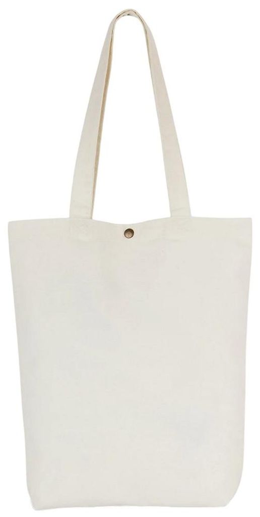 Kimood - Tragetasche, Baumwolle, Gewaschen, 13l PC8311 (Einheitsgröße) (Elfenbein)