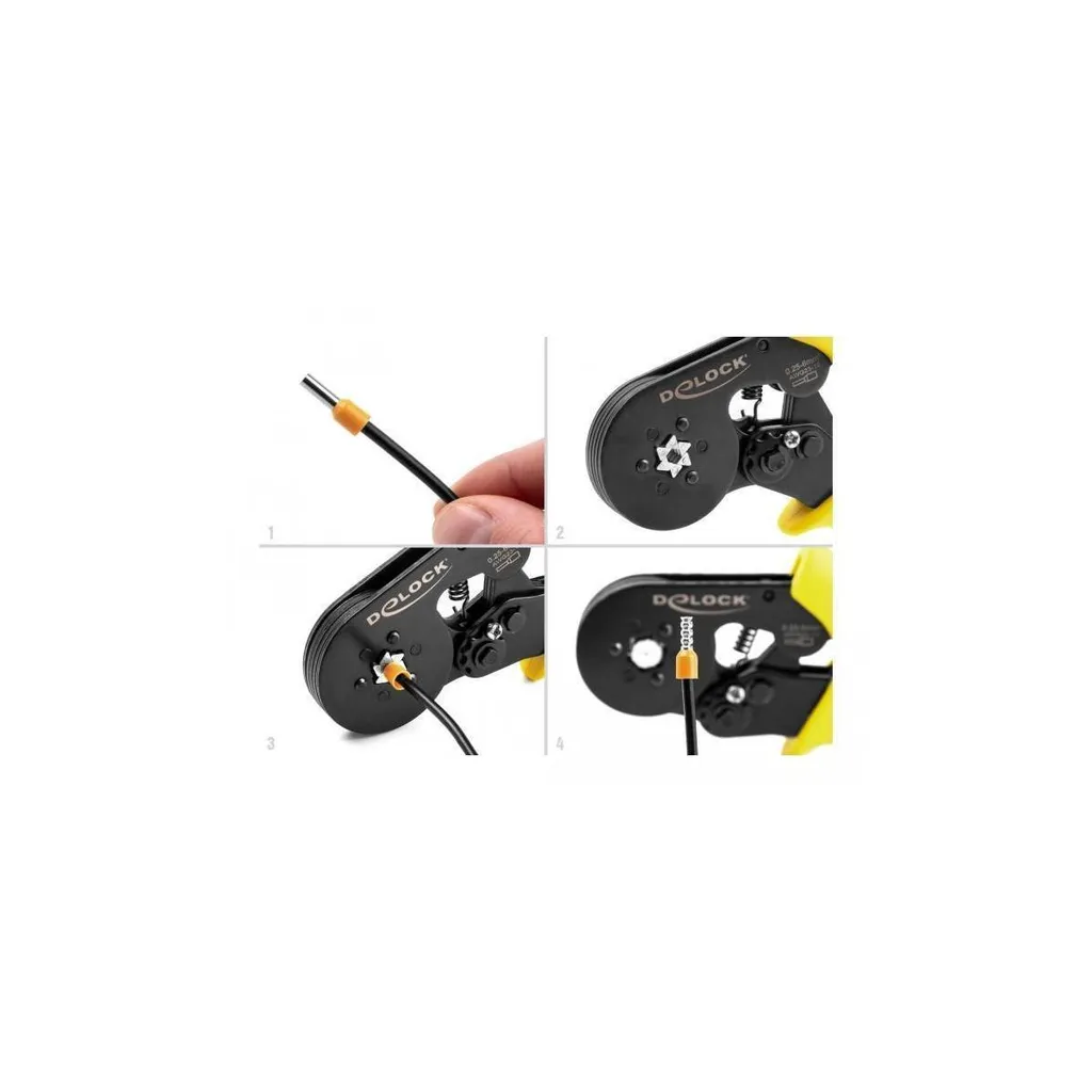 Pince de sertissage Delock auto-ajustable avec mécanisme de précision - 3
