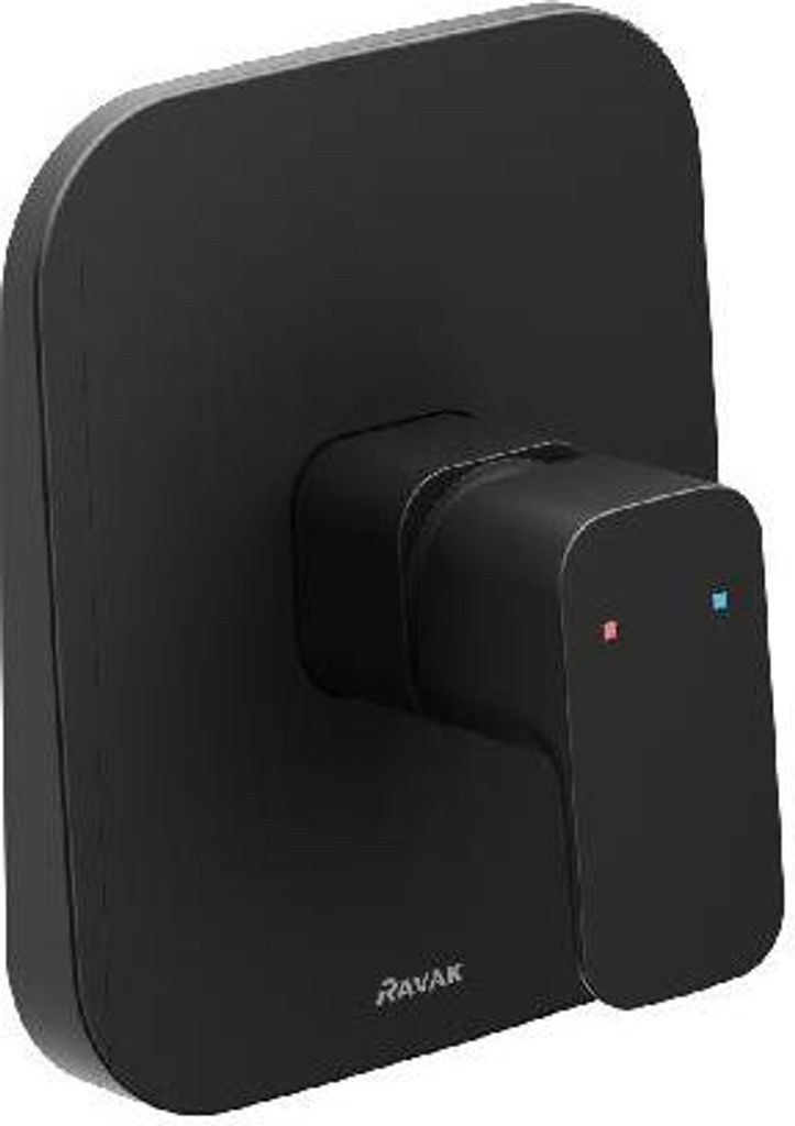 Ravak 10° Free - Duscharmatur TD F 062.20 Unterputz, mit Einbaukörper, Schwarz X070157