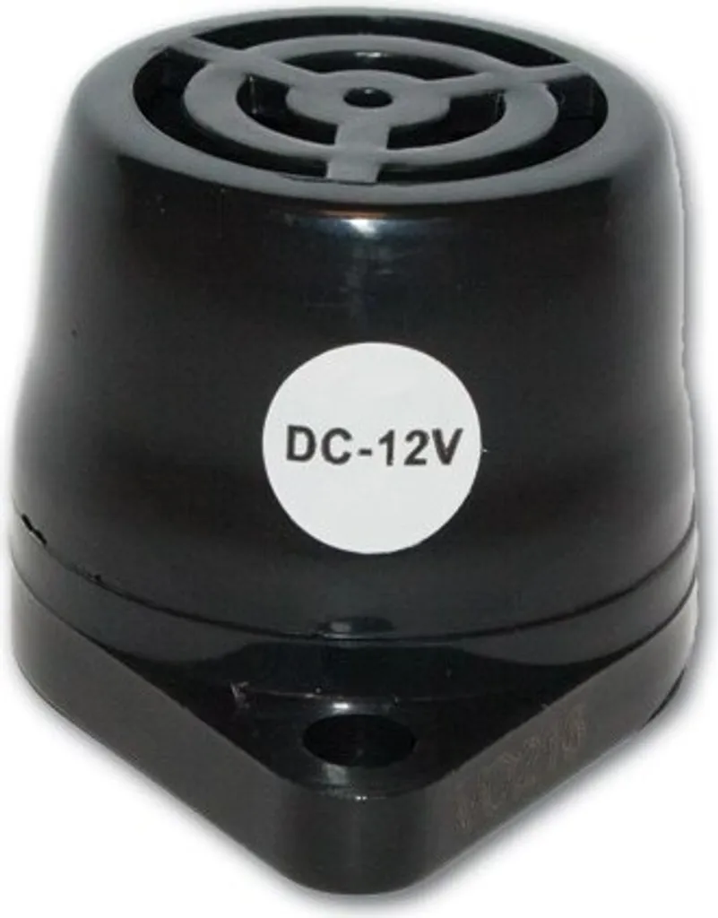 Avertisseur sonore d'alarme 12V VDO montage saillie finition noir mat
