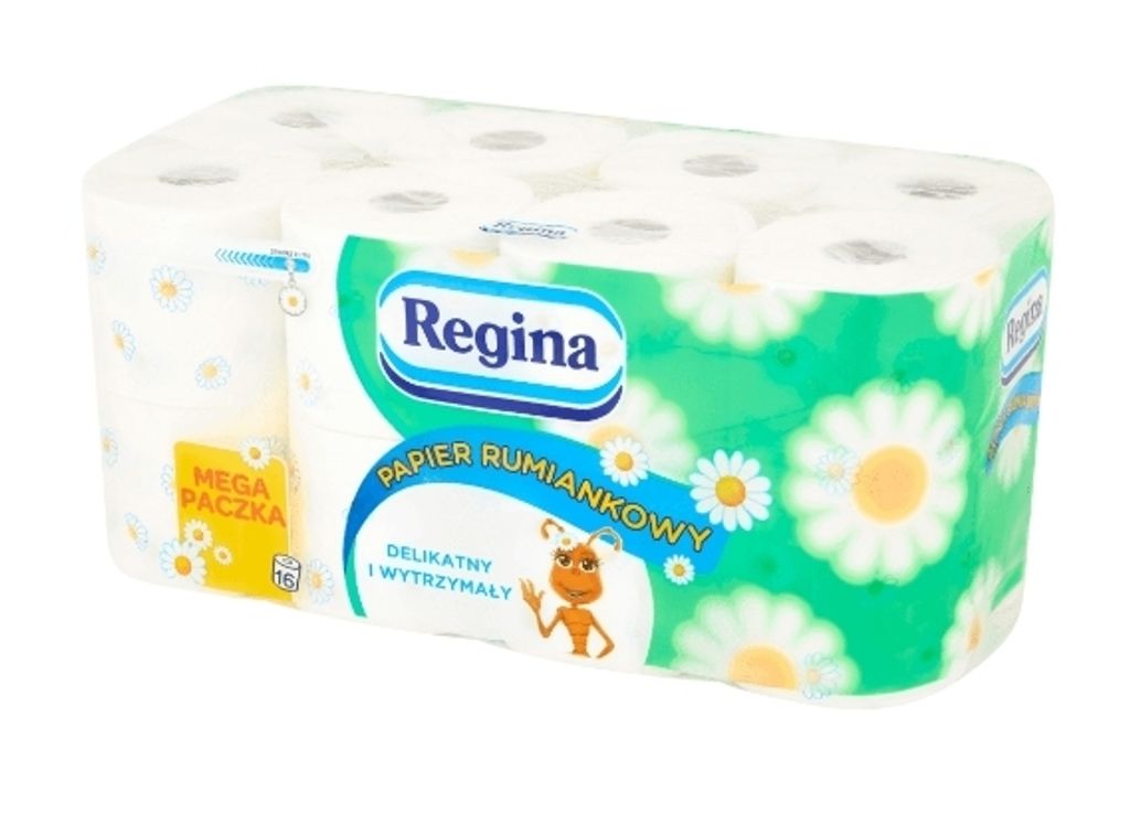 Regina, Rumiankowe Papier toaletowy, 16 rolek Obrázok produktu 