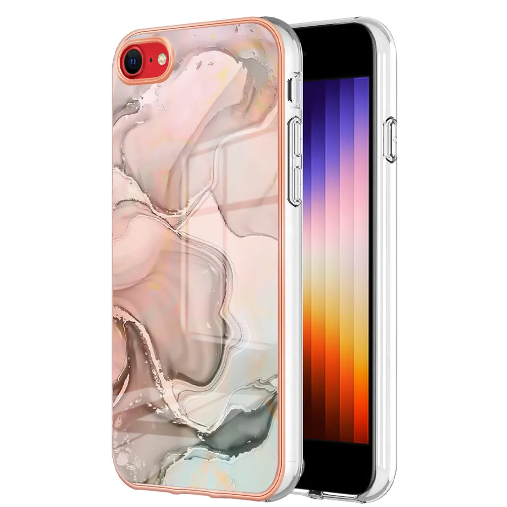 Custodia Elegante iPhone SE/8/7 Fantasia Crème - TPU Soft Touch